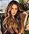 APLIQUE TIC TAC CABELO HUMANO CASTANHO ESCURO COM CASTANHO MEL 50CM 13 - Imagem 5