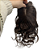 Protese capilar feminina jussara cabelo humano cacheado - Imagem 8