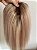 Prótese capilar Joyce Mulher cabelo humano loira raiz esfumada - Imagem 4