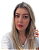 Peruca Lucimaria modelo lace Cabelo Orgânico raiz natural Loiro Perolado - Imagem 1
