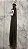 CABELO HUMANO GRISALHO LISO 55CM LIGA BEGE - Imagem 3