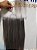 Aplique mega hair de cabelo humano cor grisalho cabelo humano liso codigo 91 - Imagem 2
