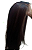PERUCA FRONT LACE DINAMARA CASTANHO MEDIO CABELO ORGANICO - Imagem 3