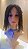 Protese topo capilar feminina Bianca de Cabelos Humanos cacheado - Imagem 1