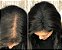 Aplique Prótese Capilar Feminina disfarça calvicie cabelo sintético - Imagem 9