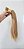 Cabelo Humano  na liga loiro mel 100g liso 40cm - Imagem 2