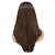 Peruca front lace Maristela  morenas Cabelo orgânico castanho chocolate morena iluminada - Imagem 2