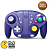 Controle NYXI Wizard Estilo GameCube – Compatível com Nintendo Switch, Switch OLED, Switch Lite e Switch 2 – Roxo - Imagem 1