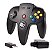 Controle Preto N64 2.4Ghz Wireless USB sem fio para N64, PC Windows, Raspberry Pi, Nintendo Switch, Mac - Imagem 1