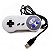 Controle USB estilo Snes Super Nintendo compatível com PC, Mac, Raspberry Pi - Imagem 1