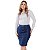 Saia Jeans Secretária  Moda Evangélica - Imagem 1