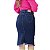 Saia Midi Jeans com botões Moda Evangélica - Imagem 3