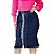 Saia Midi Jeans com botões Moda Evangélica - Imagem 1