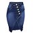 Saia Jeans Evangélica Com Botões Barra desfiada NM792 - Imagem 1