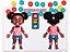 Semáforo do Toque Pista Visual Educação Sexual Infantil - Preto - Imagem 2