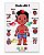 Onde Dói? Prancha de Comunicação para Identificação de Dor Infantil - Preto - Imagem 4