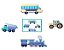 Kit peças magnéticas: Meios de Transportes - Imagem 4