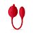 VIBRADOR DUPLO RECARREGÁVEL ROSA COM LINGUA E PENETRADOR - IMPORTADOS - Imagem 2