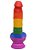 PRÓTESE REALISTA COLORIDA COM VENTOSA - LGBT - IMPORTADOS - Imagem 3