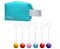 KIT COM 6 BOLINHAS DE POMPOAR - PERIDELL - Imagem 1