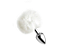PLUG ANAL METAL COM POMPOM - IMPORTADOS - Imagem 1