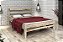 Cama de Casal Madeira Maciça Sem Pintura - Imagem 1