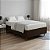 Base Cama Box Solteiro Padrão 88x188x37 Cor Marrom - Imagem 1