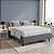 Base Cama Box Casal Padrão 138x188x37 Cor Cinza - Imagem 1