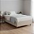 Base Cama Box Solteiro Padrão 88x188x37 Cor Bege - Imagem 1