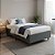 Base Cama Box Solteiro Padrão 88x188x37 Cor Cinza - Imagem 1