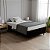 Base Cama Box Solteiro Padrão 88x188x37 Cor Preto - Imagem 1