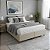 Base Cama Box Casal Queen Bipartida 158x198x37 Cor Bege - Imagem 1