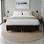 Base Cama Box Casal Queen Bipartida 158x198x37 Cor Marrom - Imagem 3