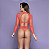 Body Sensual Com Manga Vermelho | Y6467 - Imagem 2
