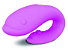 GOLFINHO - Vibrador de Casal Golfinho Recarregável Cor : Roxo | 5789 - Imagem 1