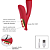 VM - Vibrador Ponto G - Cor : Vermelho - Imagem 3