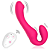 PINK - Vibrador de Casal Com Pulsação e Estimulador Clitoriano Cor : Pink | MVA8231 - Imagem 1