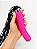 Vibrador com Chicote - Estimulador de Ponto G - Pink - Imagem 1