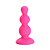 BABY - Plug Escalonado Em Silicone - Tamanho P Pink - Imagem 1