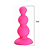 BABY - Plug Escalonado Em Silicone - Tamanho P Pink - Imagem 2