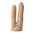 VOCÊ E ELE - Pênis Duplo com Ventosa 18X4 e 16X3cm Cor : Bege  |  ADAO114 - Imagem 1
