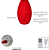 BISPO - Estimulador Clitoriano Por Ondas De Pressão - Cor : Vermelho - Imagem 4