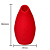 BISPO - Estimulador Clitoriano Por Ondas De Pressão - Cor : Vermelho - Imagem 3