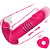 MILA - Vibrador Calcinha Com Aquecimento -  Controle Remoto Sem Fio - Cor : Vermelho - Imagem 1