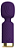 MALU - Mini Massageador Varinha Mágica Com Toque Aveludado - Cor : Roxo - Imagem 1