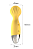 LARA - Mini Massageador Em Formato Varinha Mágica Com Relevos Estimulador - Cor : Amarelo - Imagem 2
