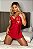 Camisola Com Calcinha Fio - Cor: Vermelho - Imagem 1