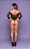 Body de Meia - Cor: Preto | Y2625 - Imagem 2