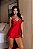 Babydoll Vermelho em Renda e Cetim - Imagem 6