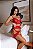 Cropped Vermelho s/ Bojo Todo Rendado 4030 - Imagem 4